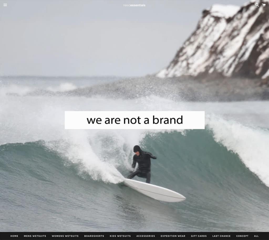 we are not a brand